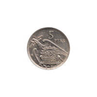 Preview 5 Pesetas, 1970 reverse