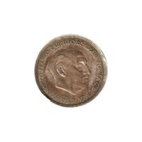 Preview 25 Pesetas, 1965 obverse
