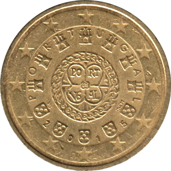 50 cents, 2015 Obverse