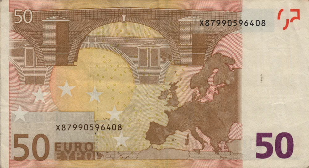 50 Euro, 2002 Reverse