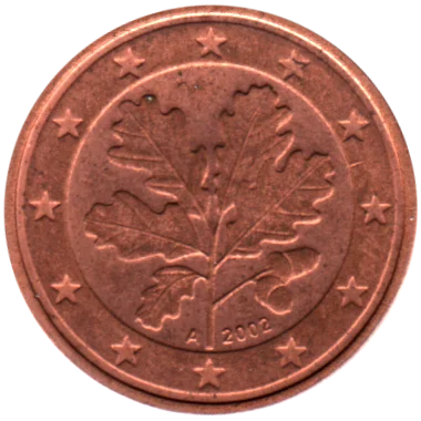 1 cent, 2002 Obverse