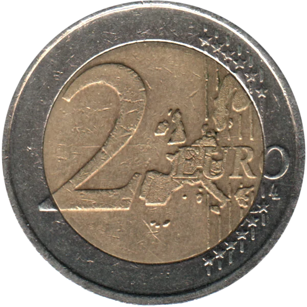 2 Euro, 2002 Reverse