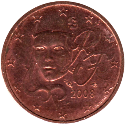 2 cents, 2008 Obverse
