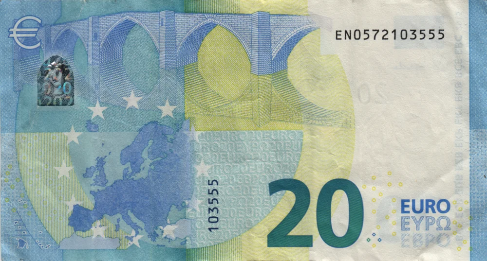 20 Euro, 2015 Reverse