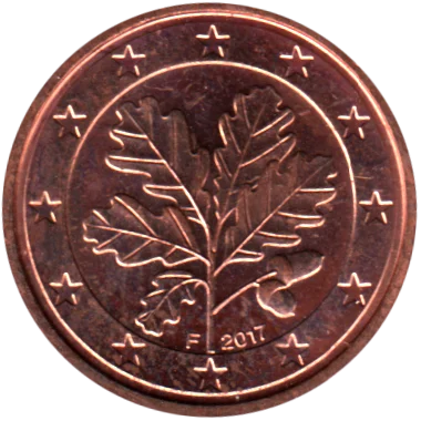 1 cent, 2017 Obverse