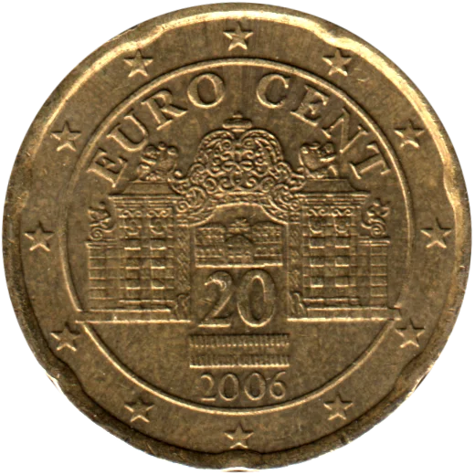 20 cents, 2006 Obverse