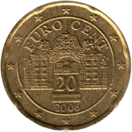 Preview 20 cents, 2006 obverse