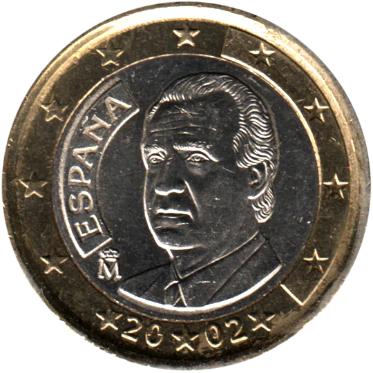 1 Euro, 2002 Obverse