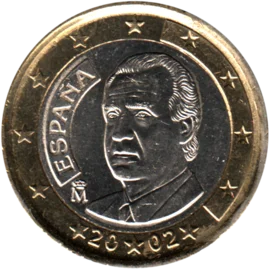 Preview 1 Euro, 2002 obverse