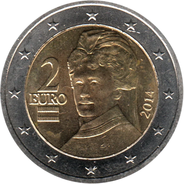 2 Euro, 2014 Obverse