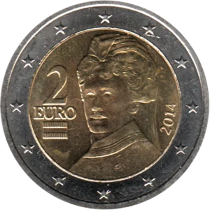 Preview 2 Euro, 2014 obverse