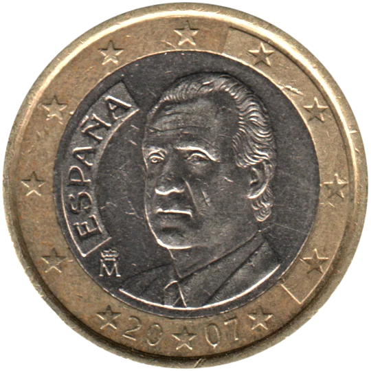 1 Euro, 2007 Obverse
