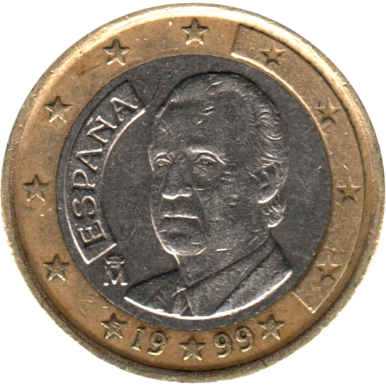 1 Euro, 1999 Obverse