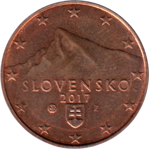 5 cents, 2017 Obverse