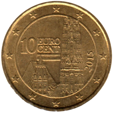10 cents, 2015 Obverse