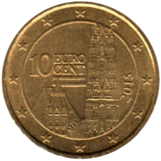 Preview 10 cents, 2015 obverse