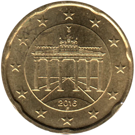 20 cents, 2016 Obverse