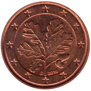 Preview 1 cent, 2016 obverse