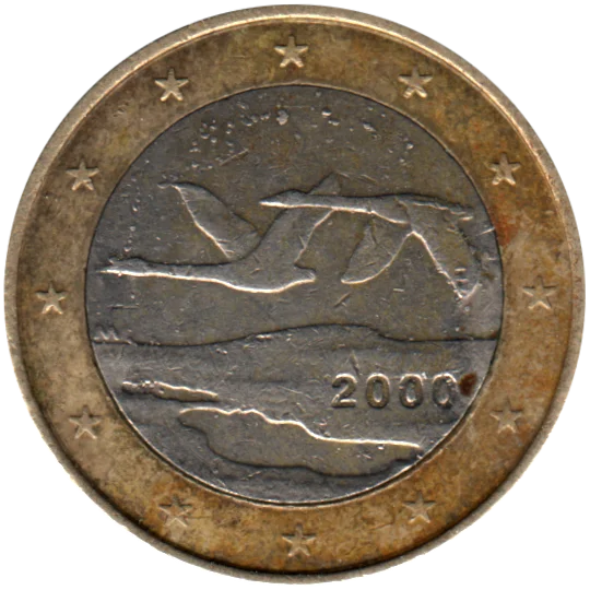 1 Euro, 2000 Obverse