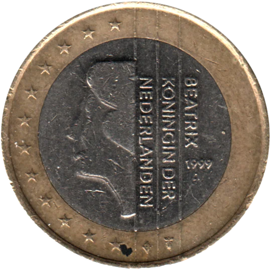 1 Euro, 1999 Obverse