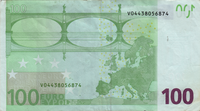 Preview 100 Euro, 2002 reverse