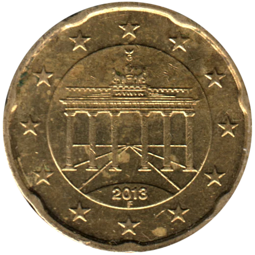 20 cents, 2013 Obverse