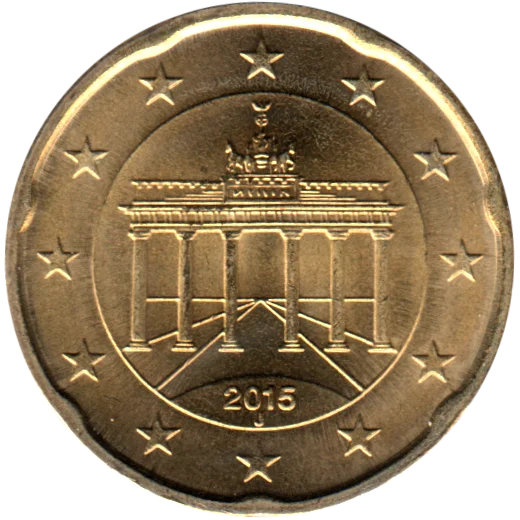 20 cents, 2015 Obverse