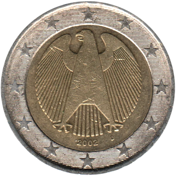 2 Euro, 2002 Obverse
