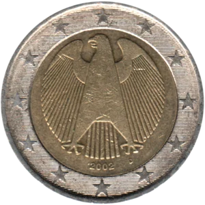 Preview 2 Euro, 2002 obverse