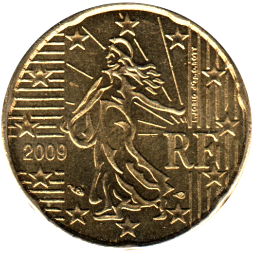20 cents, 2009 Obverse