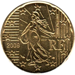 Preview 20 cents, 2009 obverse