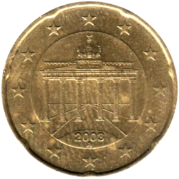 Preview 20 cents, 2003 obverse