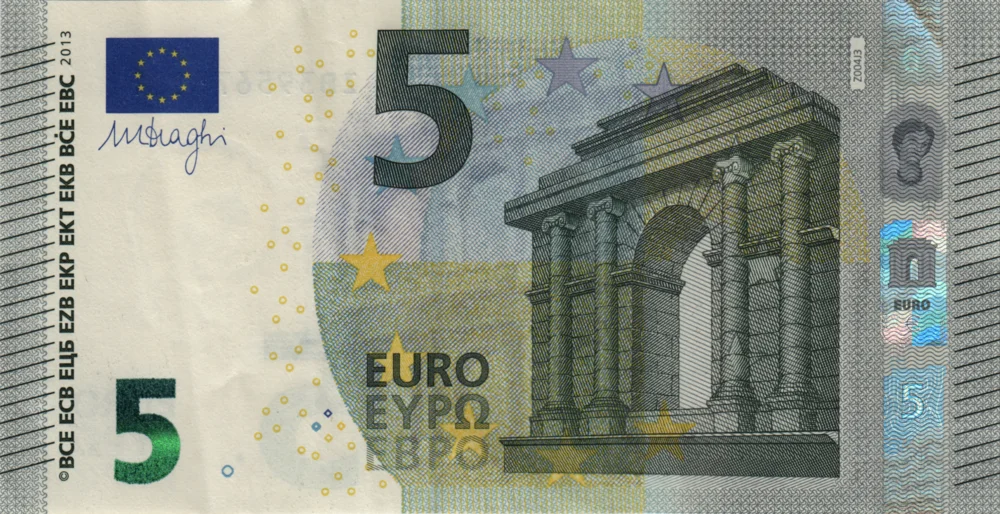 5 Euro, 2013 Obverse