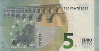 Preview 5 Euro, 2013 reverse