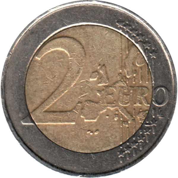 2 Euro, 2002 Reverse