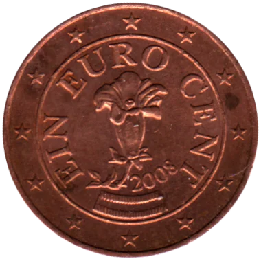 Preview 1 cent, 2008 obverse