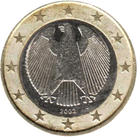 Preview 1 Euro, 2002 obverse