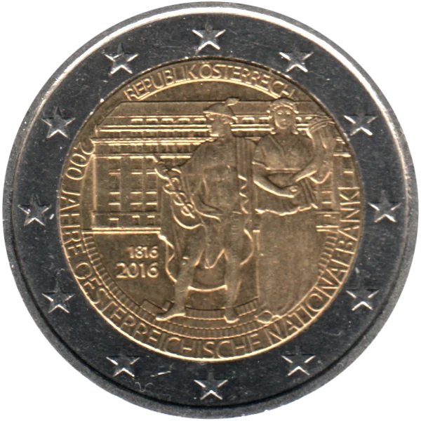 2 Euro, 2016 Obverse