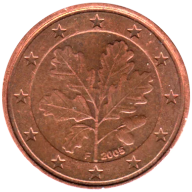 1 cent, 2005 Obverse