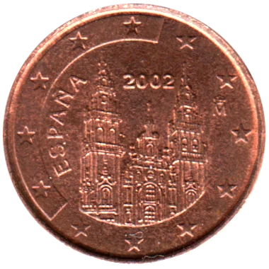 Preview 1 cent, 2002 obverse