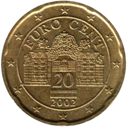 Preview 20 cents, 2002 obverse