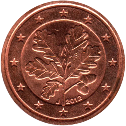 2 cents, 2012 Obverse