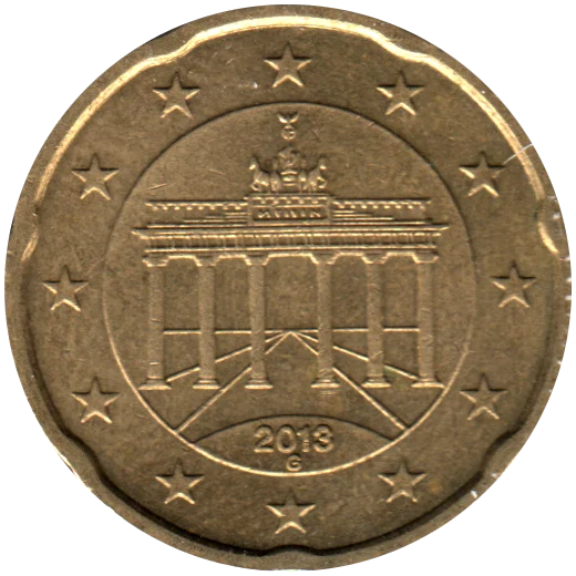 20 cents, 2013 Obverse