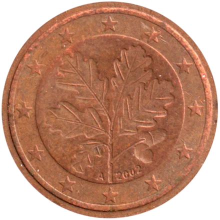 2 cents, 2002 Obverse