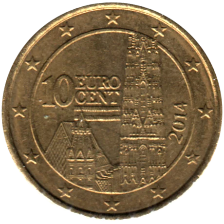 10 cents, 2014 Obverse