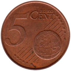 Preview 5 cents, 2015 reverse