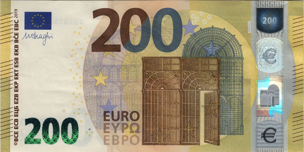 200 Euro, 2019 Obverse