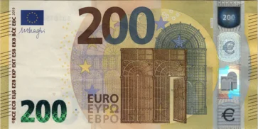 Preview 200 Euro, 2019 obverse