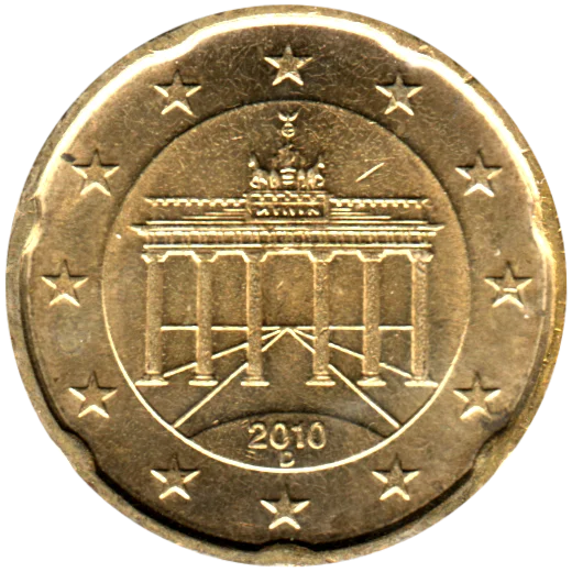20 cents, 2010 Obverse