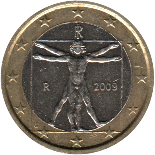 1 Euro, 2009 Obverse